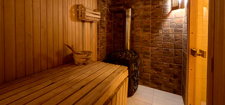 Traditional Sauna Cabin Conversion in Cobourg, Ontario