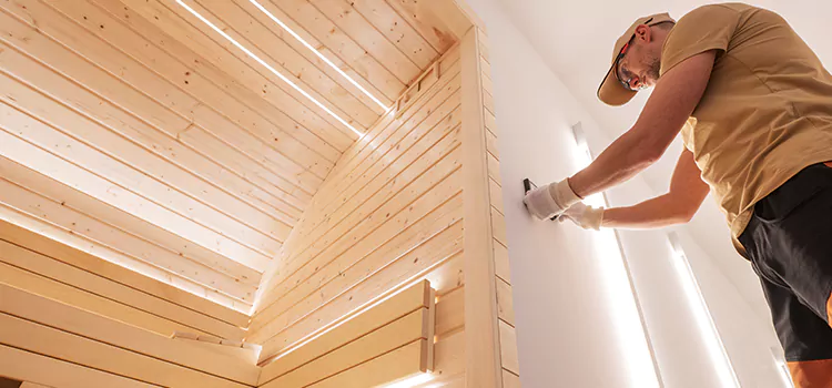 Luxury Spa-grade Sauna Setup in Cobourg, Ontario