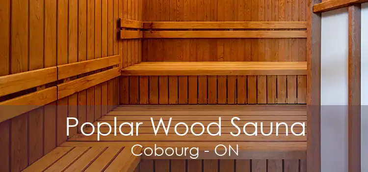 Poplar Wood Sauna Cobourg - ON