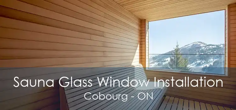 Sauna Glass Window Installation Cobourg - ON